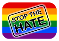 'Stop the hate' logo